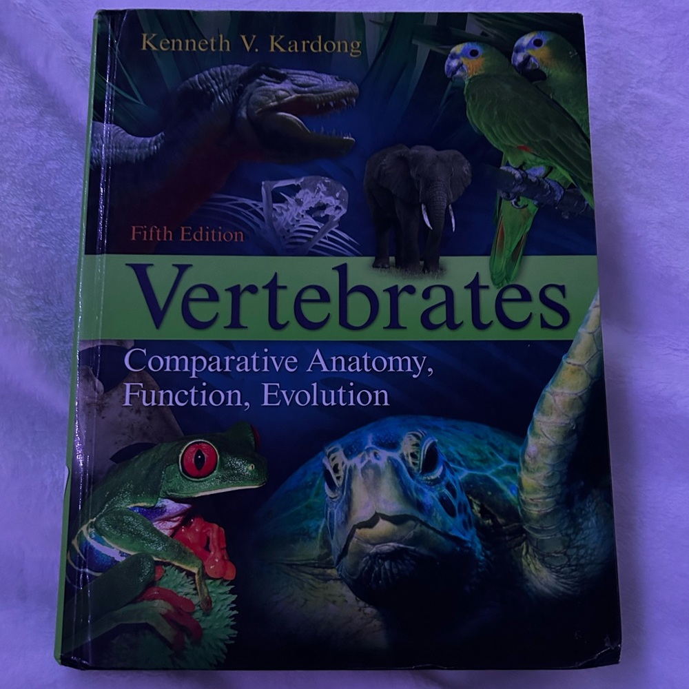 5th edition Vertebrates